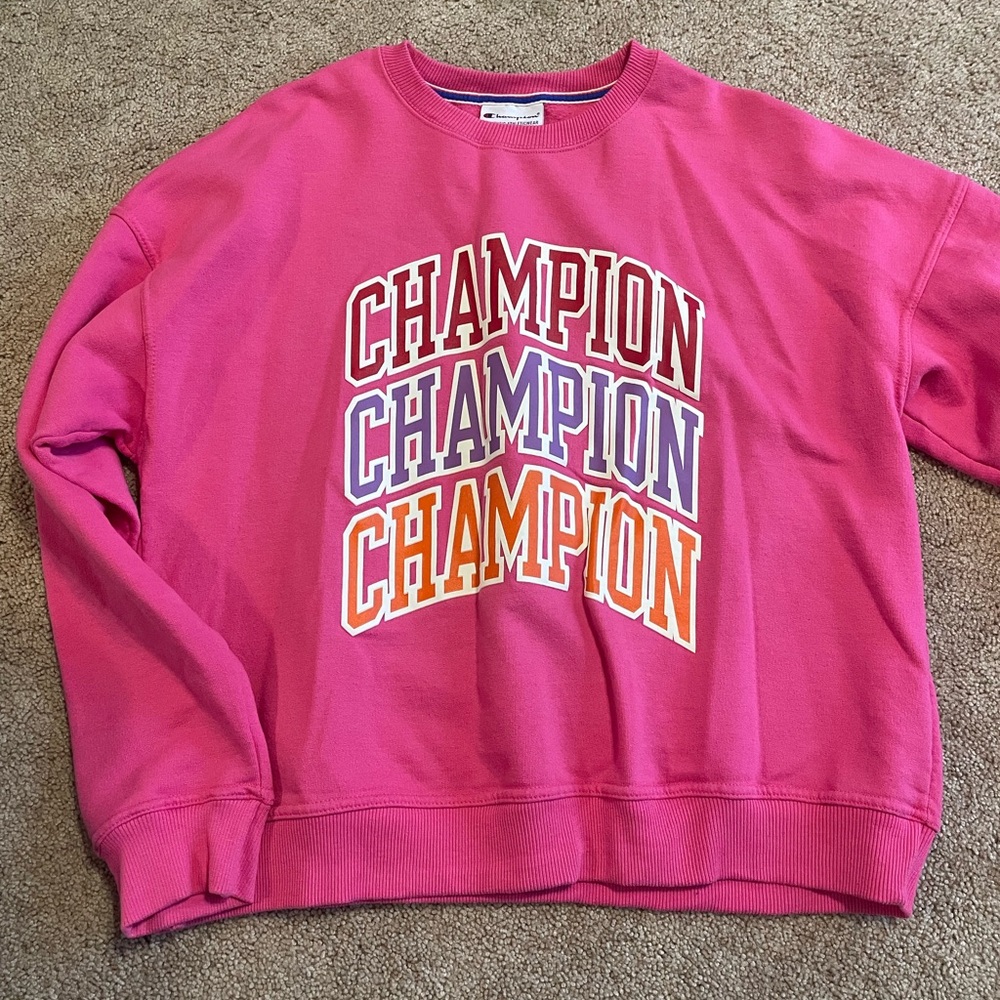 Champion Women's Pink Sweatshirt